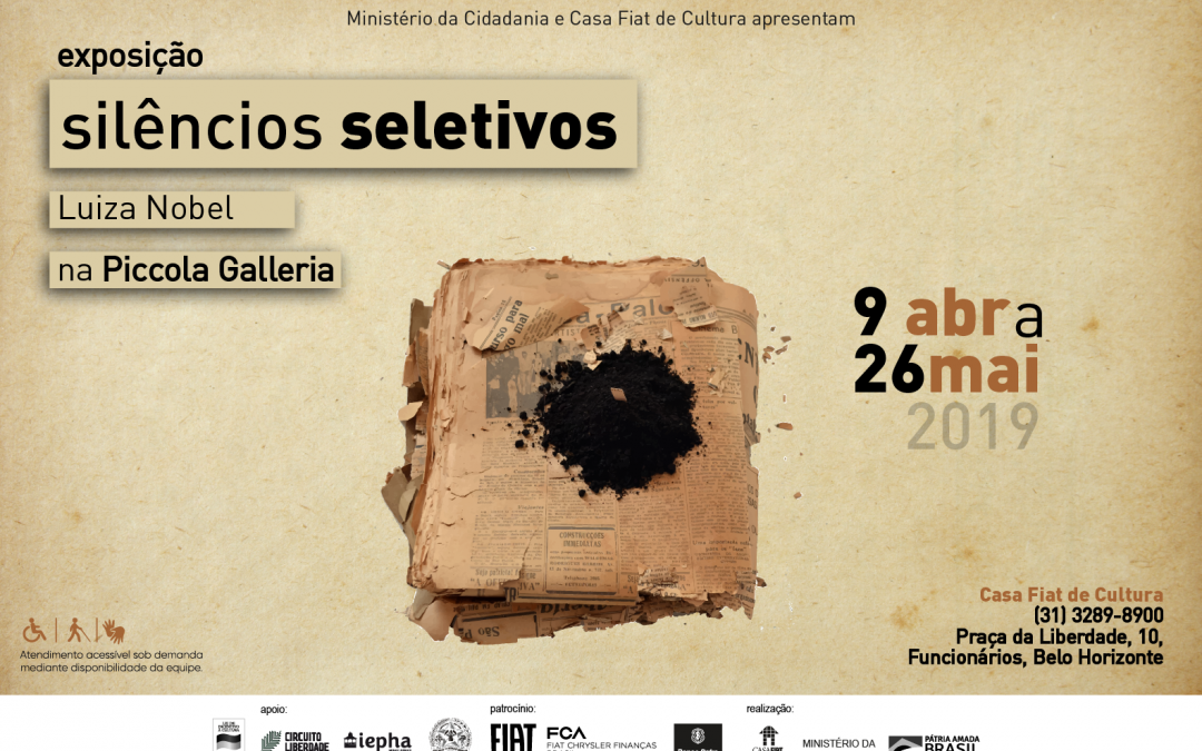 Exposição Selêncios Seletivos – Luiza Nobel na Piccola Galeria